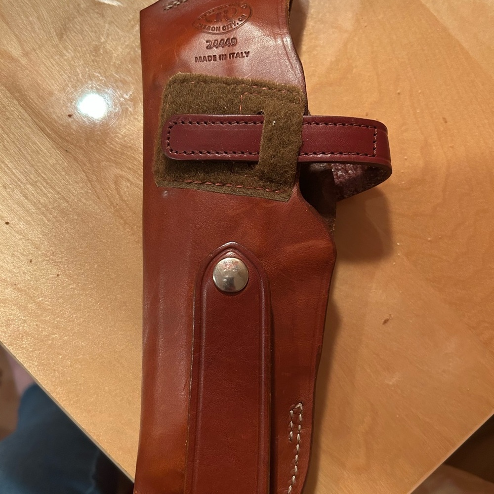 Tan Leather holster from Old World. 24449